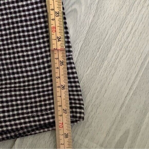 Zara Plaid Drawstring Chino Trouser Pant - Picture 9 of 12